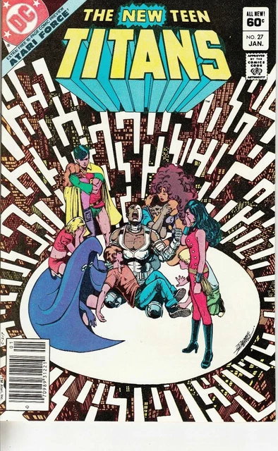 NEW TEEN TITANS #27 1983 DC -16p PREVIEW ATARI FORCE- WOLFMAN/PEREZ...VF
