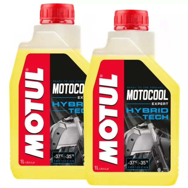 2 Lt Motul Motocool Hybrid Tech Liquido Refrigerante Antigelo Motore Radiatore