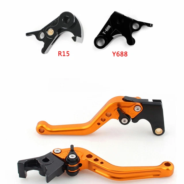 YAMAHA XSR700 XSR900 ABS SHORT BLUE BRAKE & CLUTCH LEVERS SET RACE TRACK R15C4 E - Foto 6