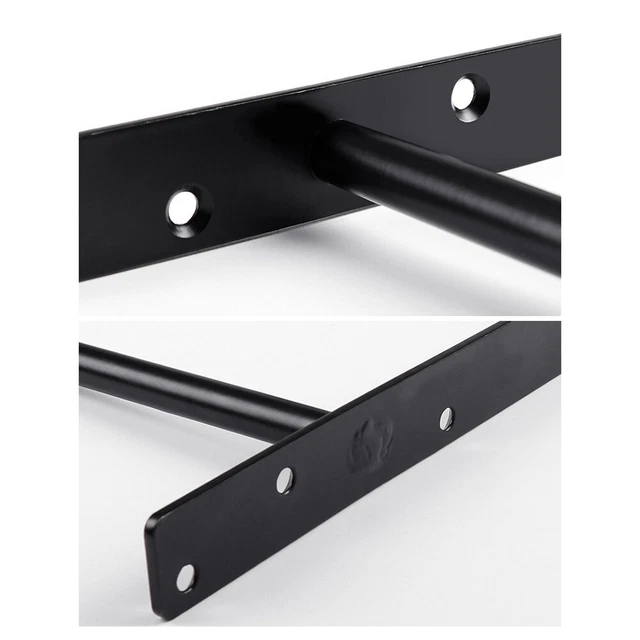 Staffe metalliche resistenti per mensola a parete facile da installare soluzione conveniente