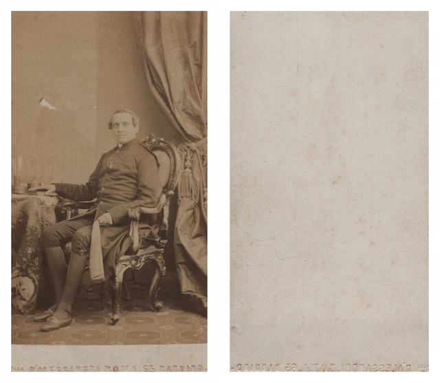 Carte Photo Vintage CDV Albuminé - Sebire Nantes, Fra Diavolo, Circa 1875, Tirage Ancien