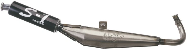 Uitlaat Bullet EVO-1 28mm voor Puch Maxi zwart