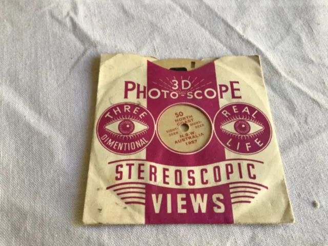 Vintage 1957  Sawyers ViewMaster Reel North Coast No. 50