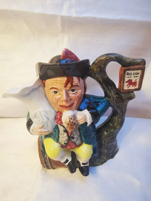 Rare Vintage Unusual Large Staffordshire Fine Ceramics Pirate Toby Jug Teapot