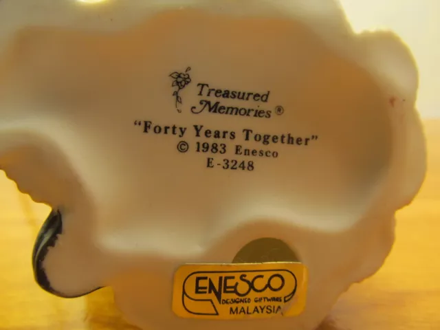 forty years together figurine by enesco e-3248 3