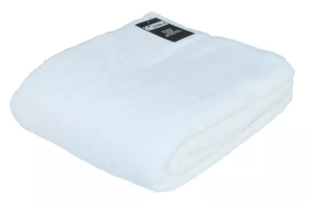 Extra Large White Bath Sheet Towel 150cm x 200cm 100% Cotton 600 gsm