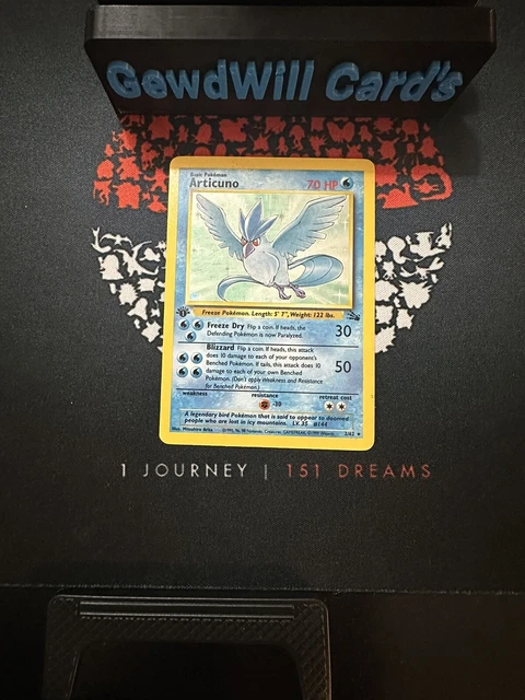 1999 articuno pokemon card value Articuno 27/99 Next Destinies Holo Rare Pokemon Card TCG - LP+