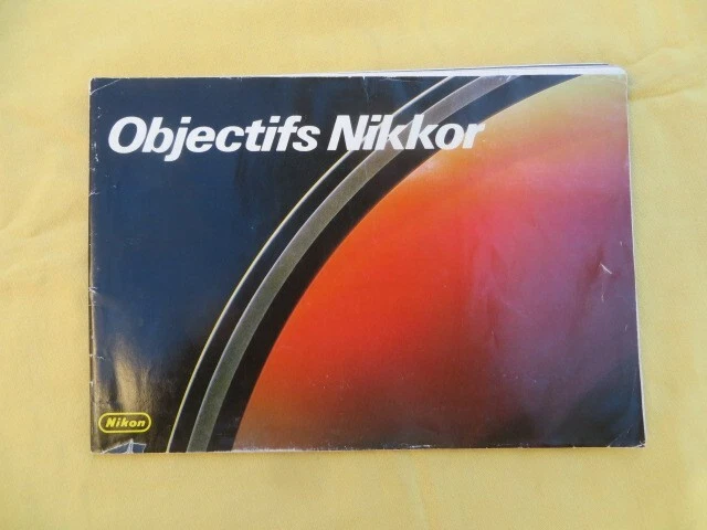 NIKON - Objectifs Nikkor - catalogue