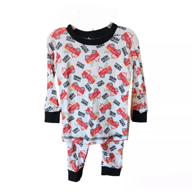 Swiggles Baby Boy Firefighter 2 Pc Pajama Set-12M