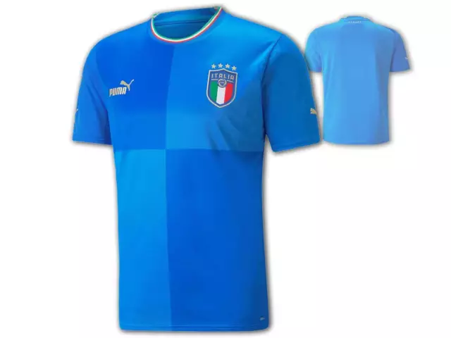 Italien Heimtrikot blau Puma FIGC Home Shirt Azzurri Fan Jersey M L XL XXL 3XL