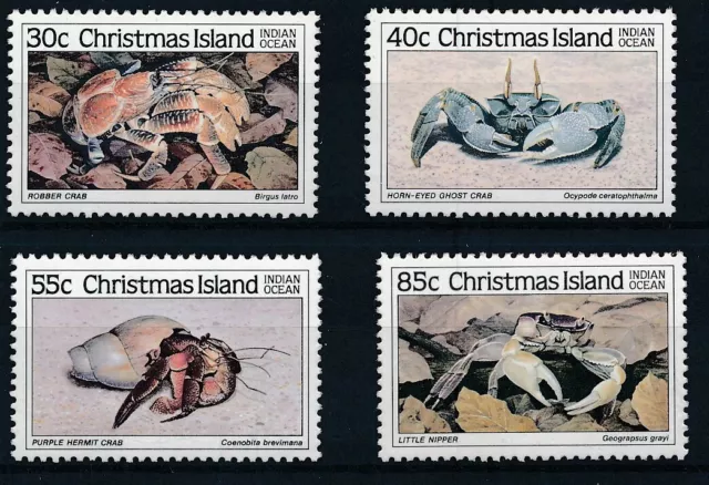 [MP10956] Christmas Islands Crabs good set of stamps Very Fine MNH