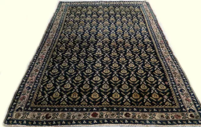 Antique  rare Tapis Malayer XIX ème Fait Main 195 x 140