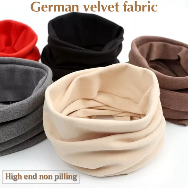 German Velvet Scarf Fake Collar Warm Neck Cover Neck Protector Scarf Head Cover