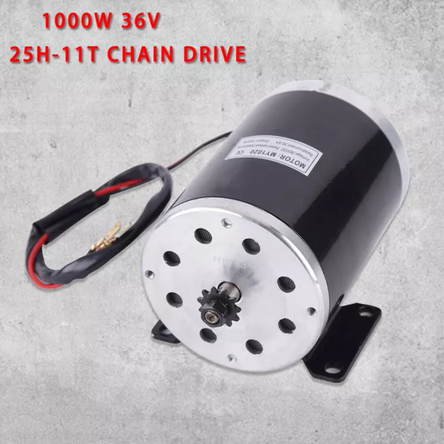 1000W 36V Electric Brushed Motor Fit For Go Cart E-Bike Scooter 3000 RPM SALE 3