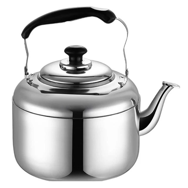 Loud Whistling Tea Kettle Vocalize Metal Water Jug Whistling Teapot