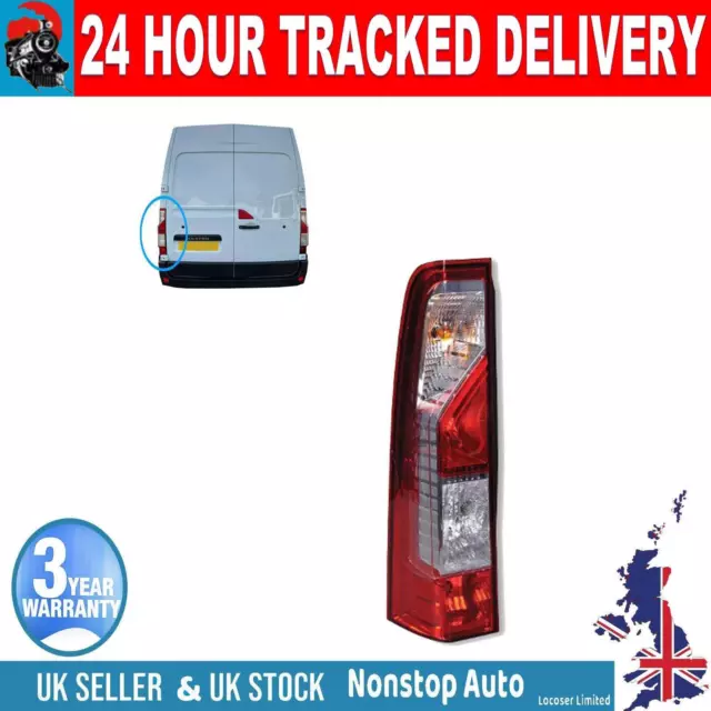 Rear tailgate light lamp left side FOR Renault Master mk3 mk4 265500023R