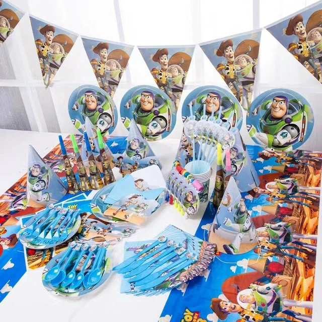 TOY STORY BIRTHDAY Party supplies Balloons Toy Story Plate Cup Table