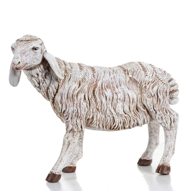 Mouton Crèche Fontanini Mouton Debout Crèche Fontanini 30 Cm - Figurine