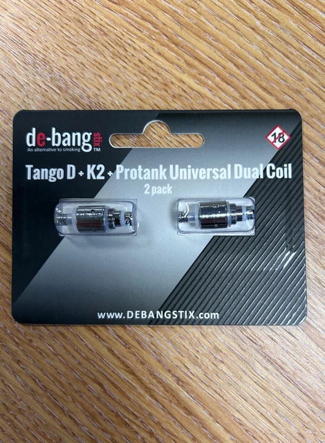 De-bang Tango D + K2 + Protank Universal Dual Coil (pack of 2) | Clearance Sale