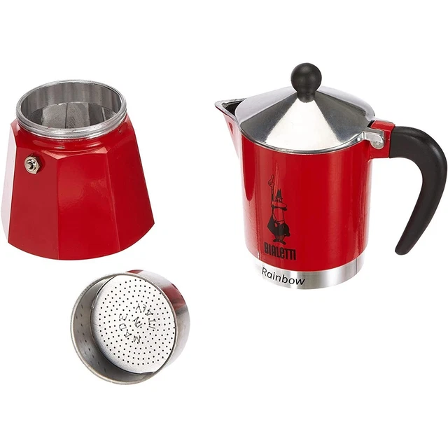 BIALETTI RAINBOW Stovetop Espresso Maker Moka Pot 3 Cups 4.3 Oz 130 Ml 57.89 PicClick CA