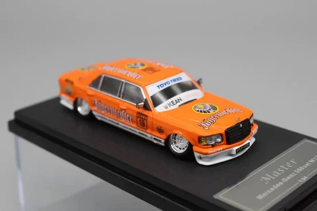 Modellino Auto Mercedes S560SEL 1:64 Modellino Auto 1:64 Mercedes-Benz S560SEL W126 Blu - Master - Da Collezione O Gioco Auto Modello Scala Collezione