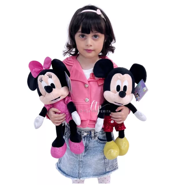 Disney Minnie Mouse Et Topolino Sparkle Peluche 40 CM Souple Plush Vert Product