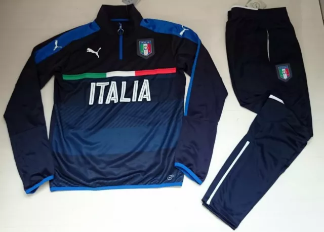 3327 PUMA Anzug Italien Ausbildung Italy Training Tracksuit Figc 05