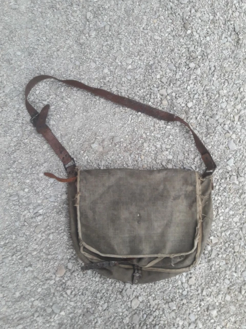 Musette militaire vintage deals