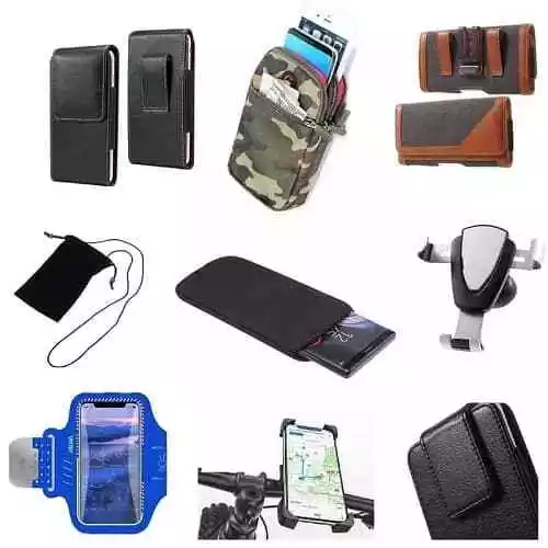 Accessoires Pour TCL 406S (2023): Étui Coque Ceinture Holsters Brassard Houss...