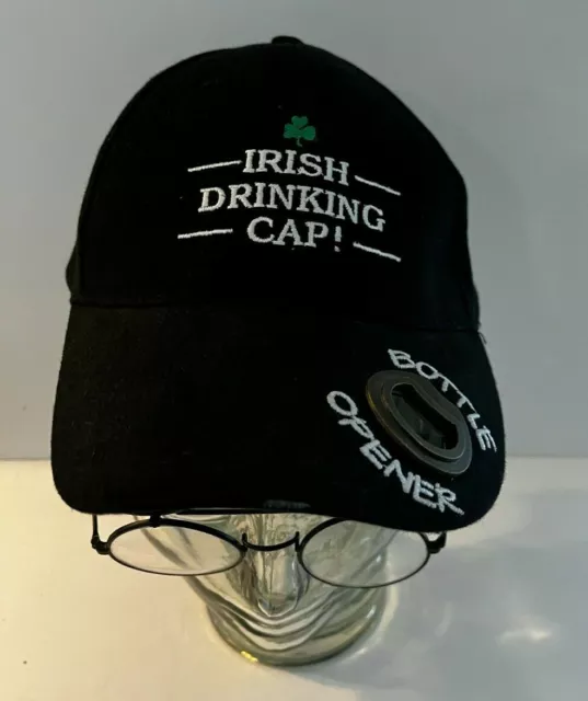 Irish Drinking Baseball Cap with Bottle Opener Adjustable Liffey Artefacts