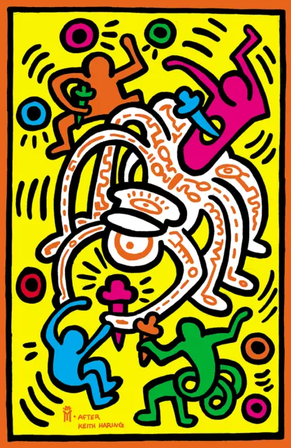 Ice Cream Man #34 Keith Haring Fine Art Homage Cover Miguel Mercado LTD to 400
