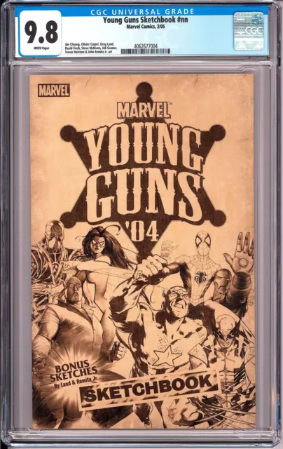 Young Guns Sketchbook nn CGC 9.8 4062677004 1st YOUNG AVENGERS Preview KEY