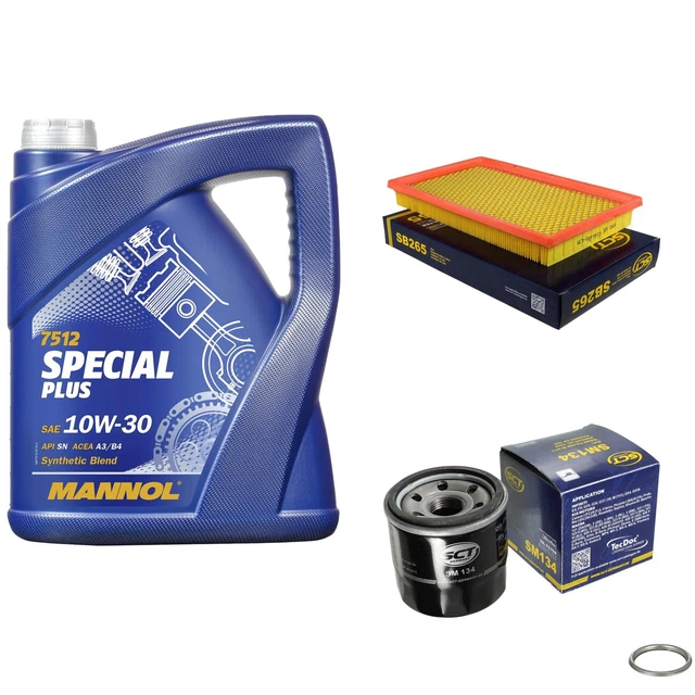 SCT Pacchetto Revisione Germania MANNOL Special Plus 10W-30 5L per Subaru