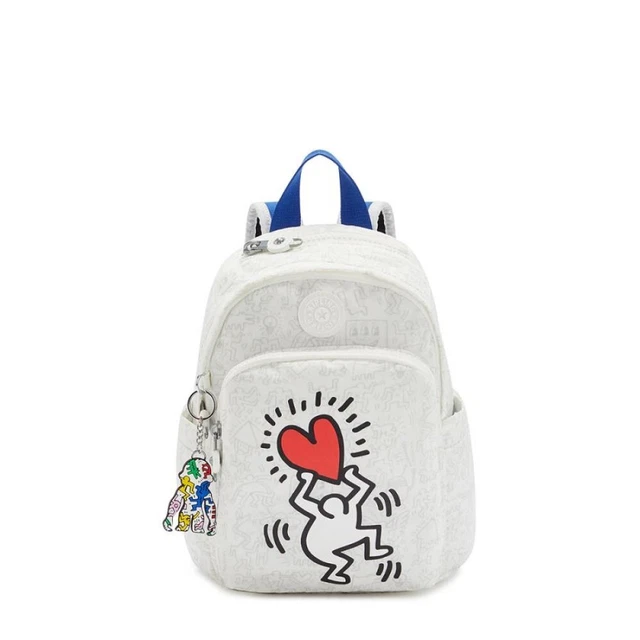 Kipling KPKI5717 Keith Haring Seoul Backpack Laptop Travel Bag Public Art NEW