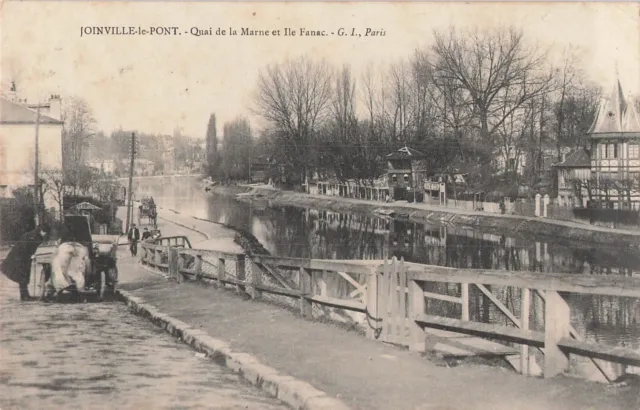 94 Joinville-Le-Pont Quai De La Marne Et Ile Fanac