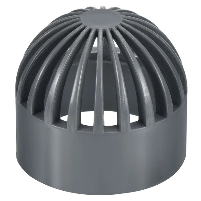 1" Atrium Grate Cover Round Outdoor UPVC Sewer Drain Pipe Fitting Gray