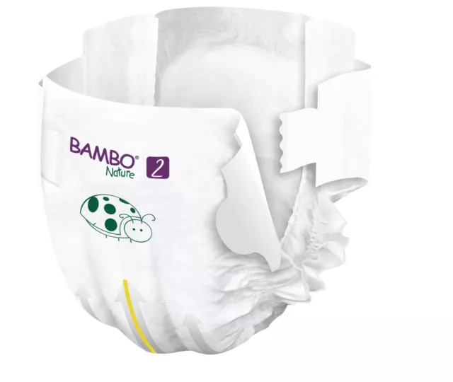 Bambo Baby Windeln Gr 2 3-6 kg  30 STK weich bequem und saugstark 3