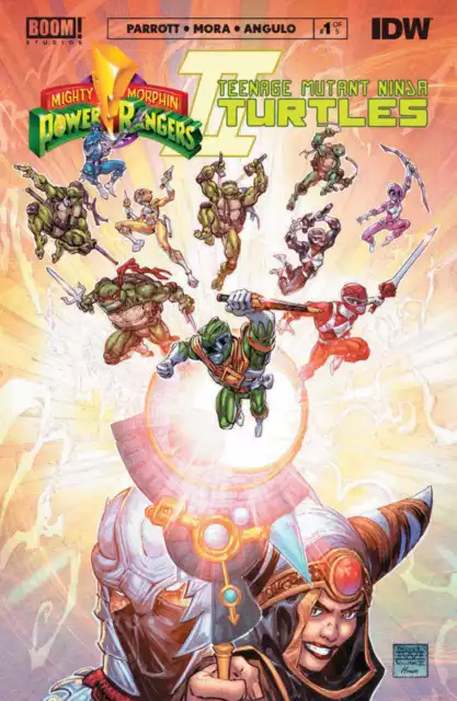 Mmpr Teenage Mutant Ninja Turtles II #1 (Of 5) Cover K Deluxe Edition Variant Wi