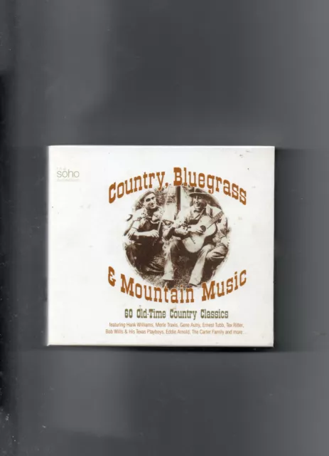 Country, Bluegrass & Mountain Music CD 3 Discs Various Artists