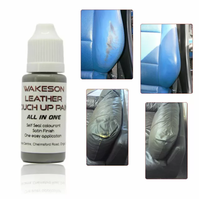 SILVER Leather Colourant For Repair & Recolour Dye Stain Restoration Paint