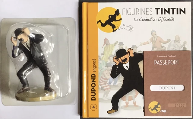 Figurine Tintin Officielle - Dupond Sylldave - Numéro 59 - Très Bon état