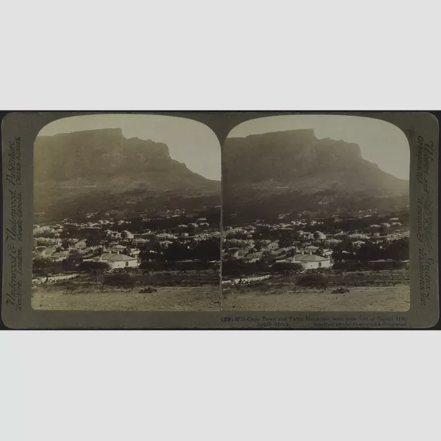 Stereofotografie: Underwood & Underwood. Cape Town, South Africa 1902