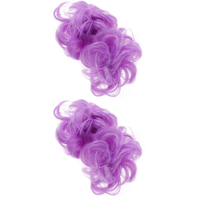 4 pezzi parti capelli donna per gomme ricci per capelli per dutt disordinati