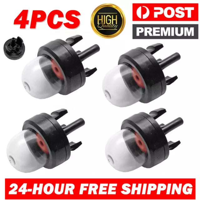 4 x String Trimmer Primer Fuel Bulb Pump for Stihl McCulloch Flymo Husqvarna NSW