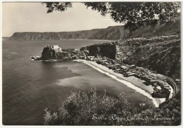 Scilla - Reggio Calabria - Panorama - Viagg. 1958 -80317-