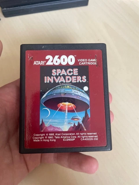Lot 3 Jeux Atari 2600 Space Invaders Moon Patrol Midnight Magic
