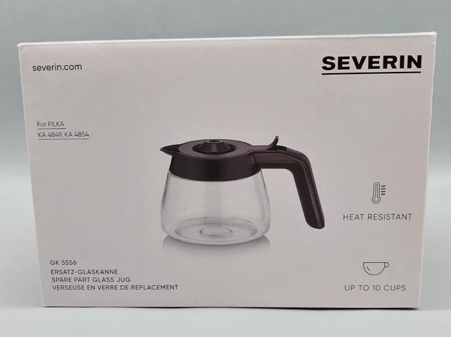 Verseuse Isotherme En Verre GK 5556 - Compatible Cafetière KA 4849, Maintien Chaud/froid, Sans BPA