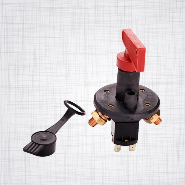 Key Switch Isolator BATTERY SWITCH DISCONNECT Isolotar Key Trailer Isolator Cut OFF ...