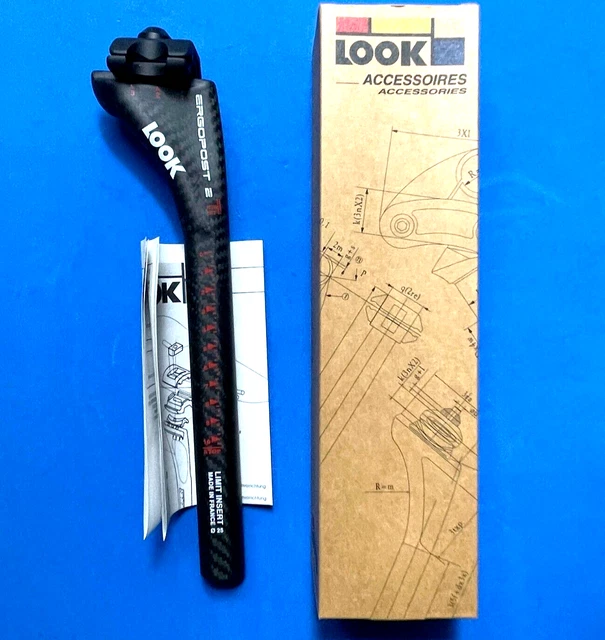 Tige De Selle Carbone Look ERGOPOST - 25,0 Mm - Vélo Route/course - Occasion