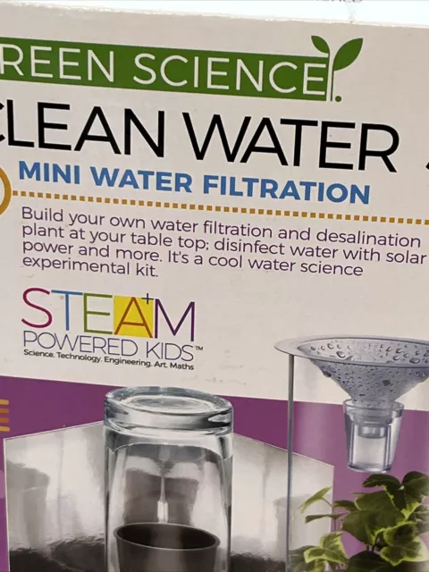 4M Green Science/Clean Water Science Mini Water Filtration Kit Experiments NEW 2